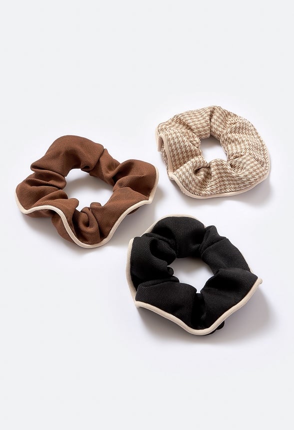 3-Pack Bella Of Brown Mix Hair Scruchies Brown Mix