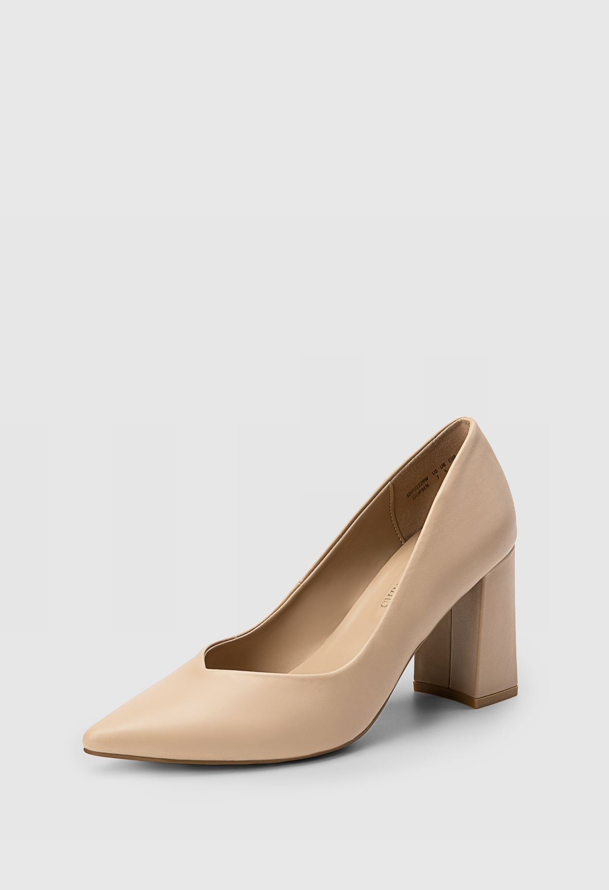 Women’s High Chunky Block Heels Pointed Toe Slip-On Wedding Pumps