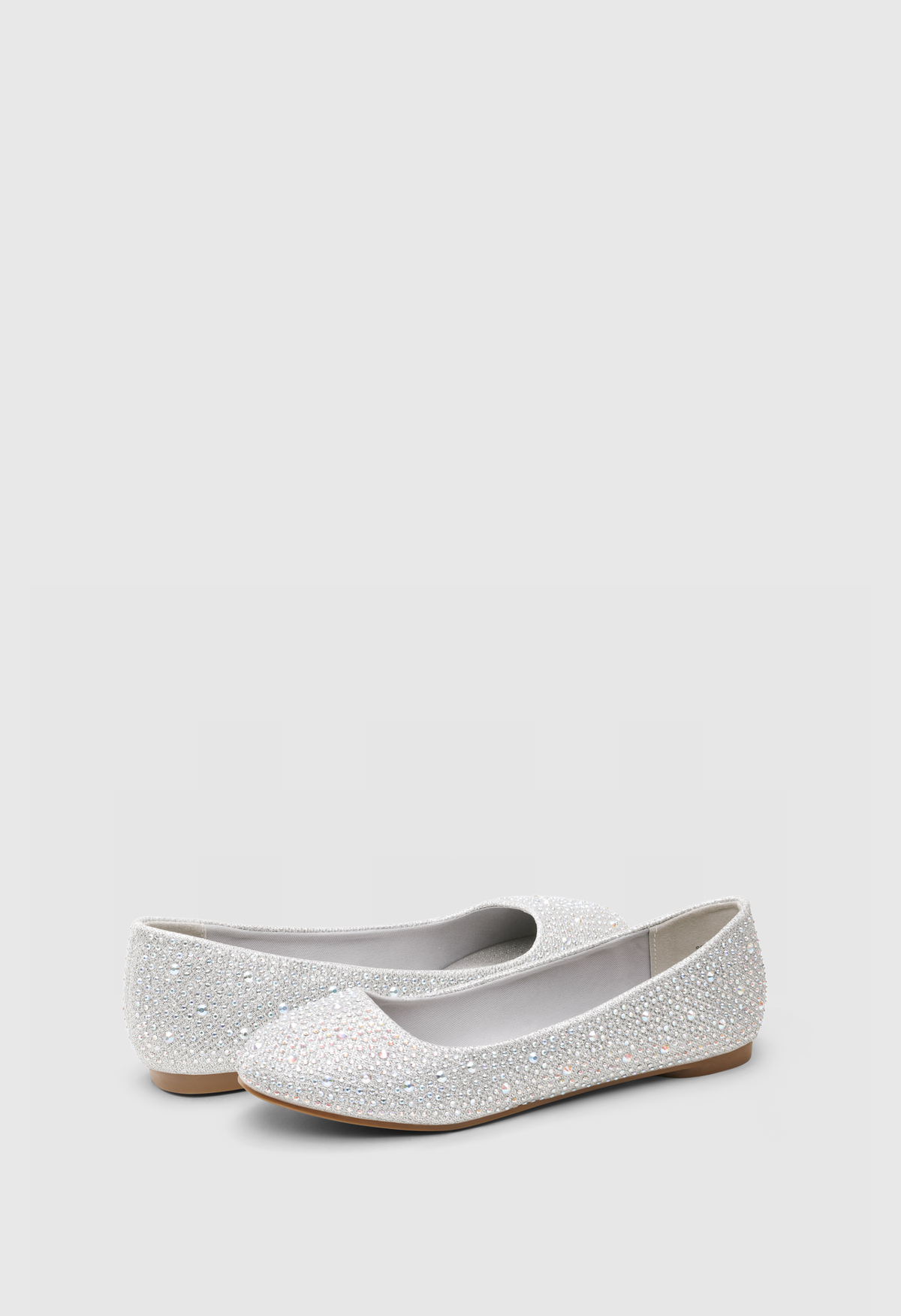 Women's Sole-Shine Rhinestone Ballet Flats Shoes