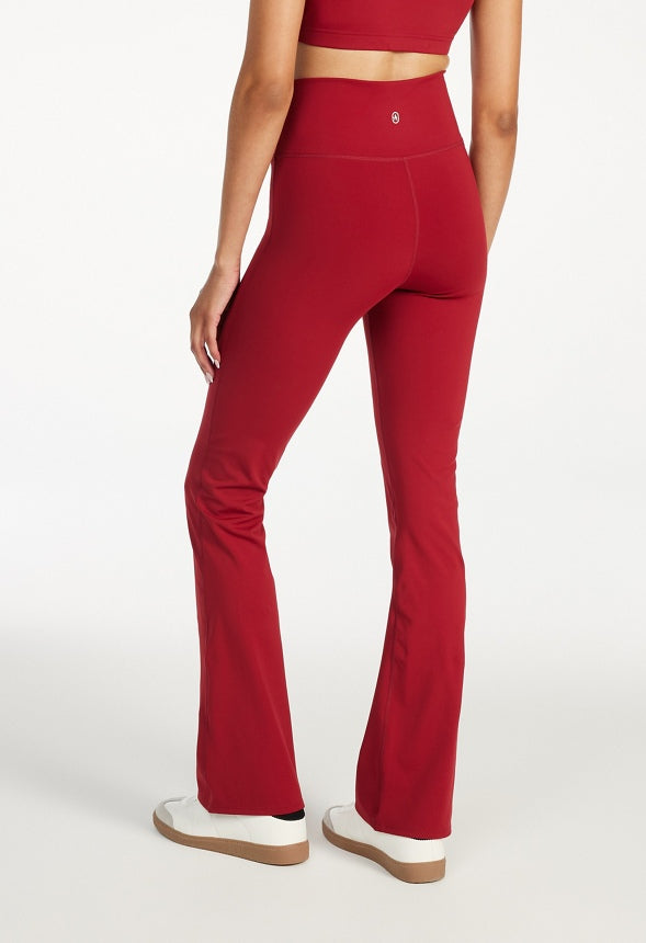 Slim Flare Active Leggings Biking Red