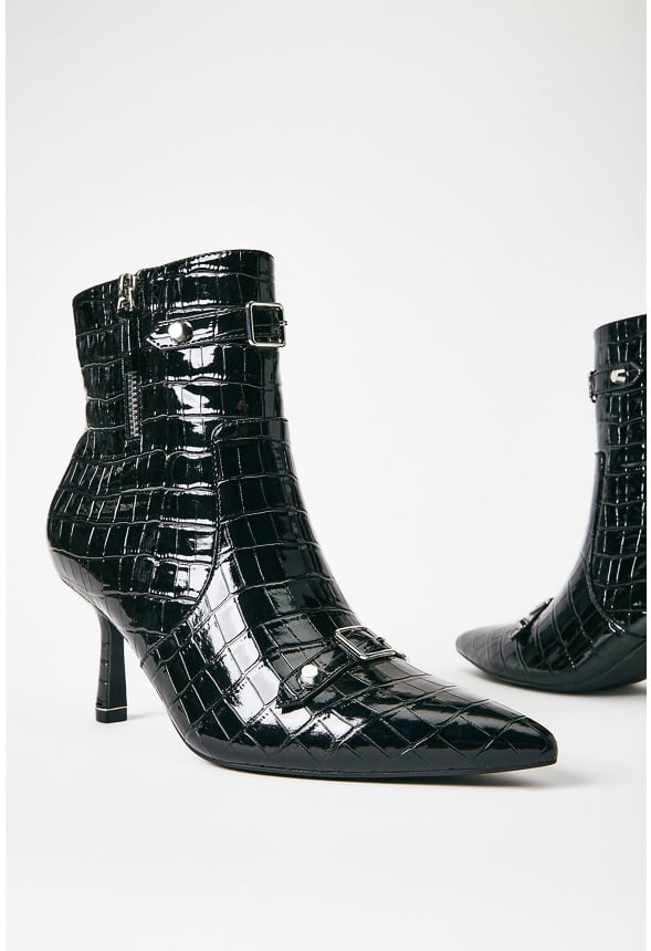 Lennox Stiletto Ankle Boot Black