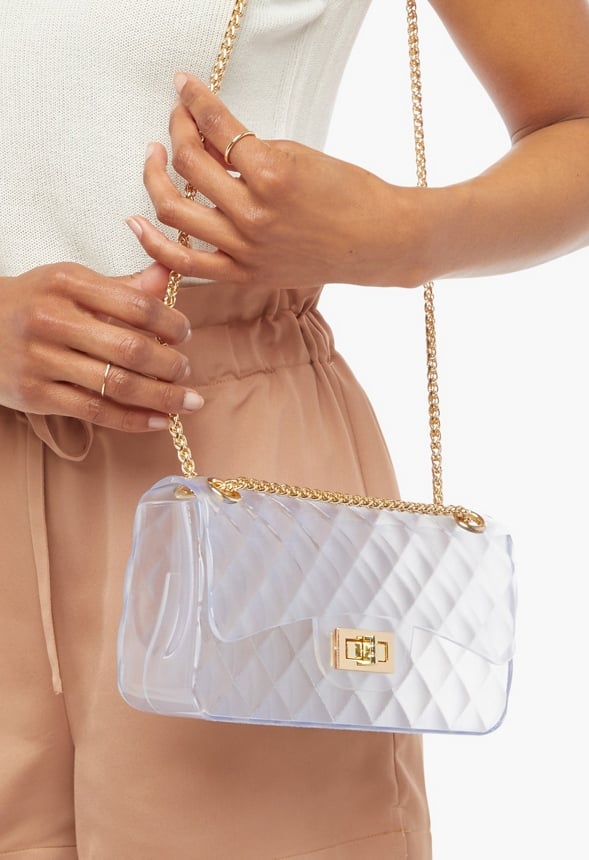 Jelly Crossbody Bag Clear