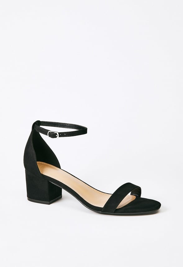 Noura Heeled Sandal Black
