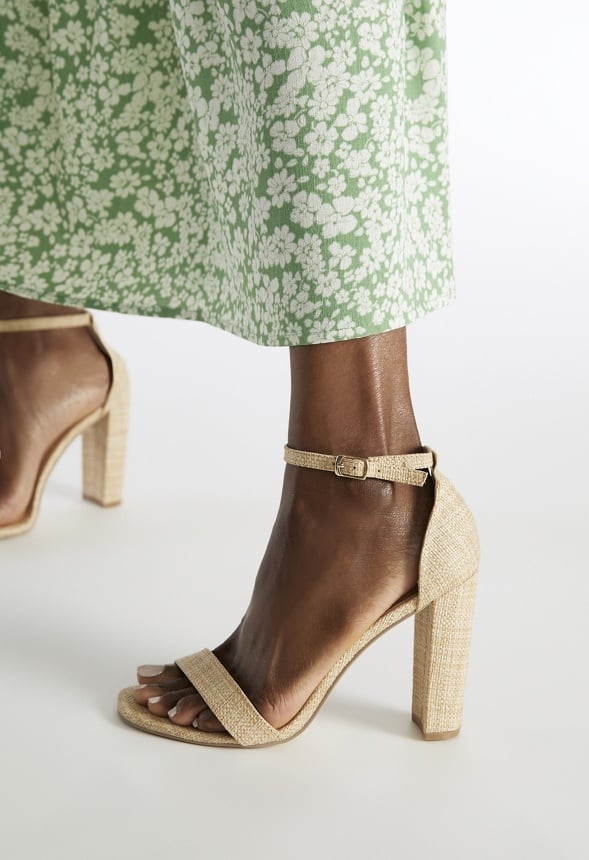 Lorelai Block Heeled Sandal Light Brown