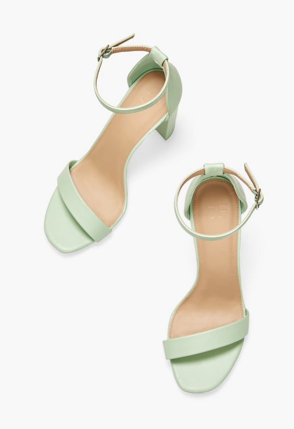 Lorelai Block Heeled Sandal Hemlock Green