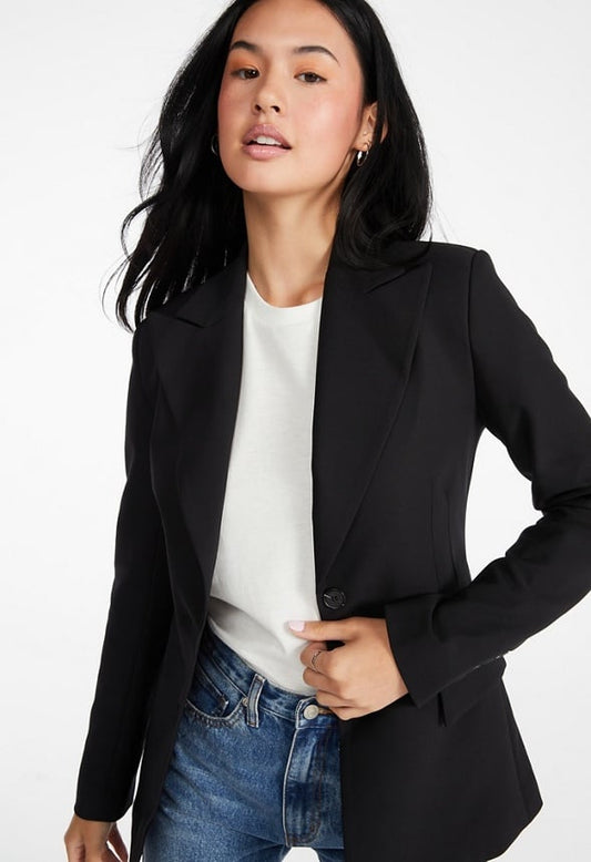 Tailored City Blazer Black Caviar