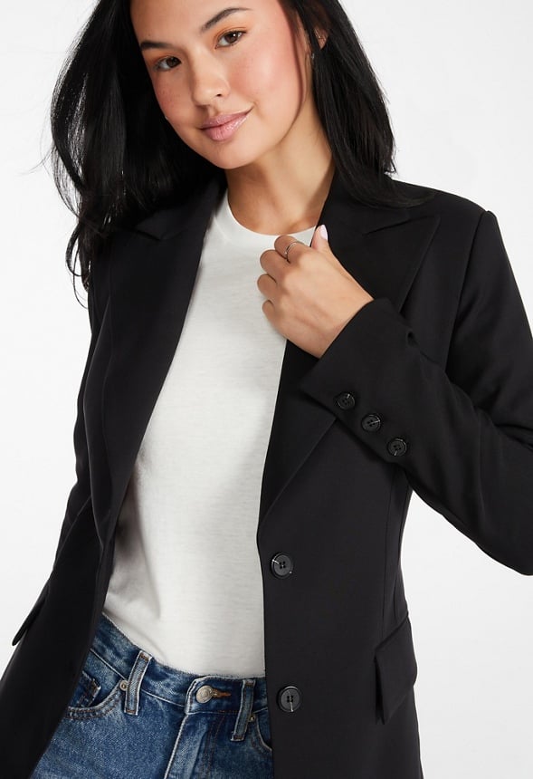 Tailored City Blazer Black Caviar