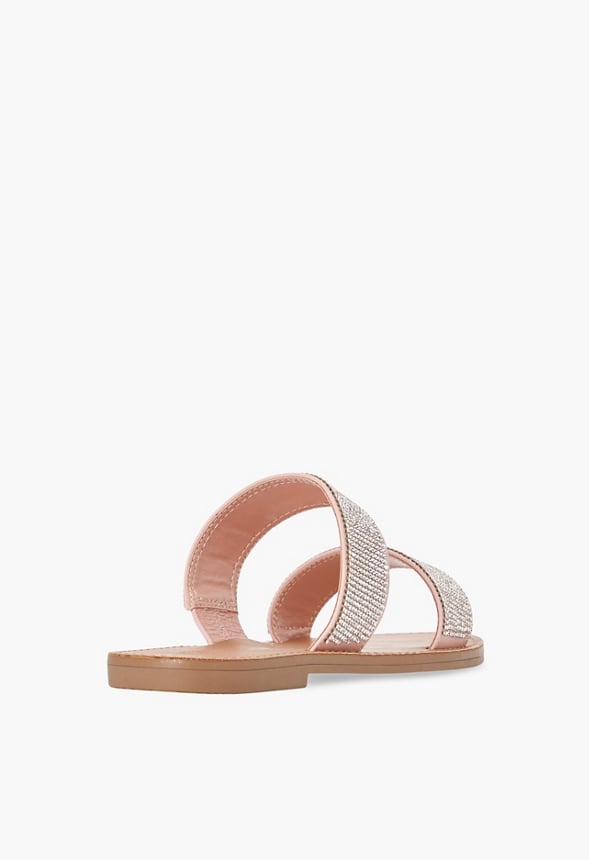 Cass Flat Sandal Rhinestone