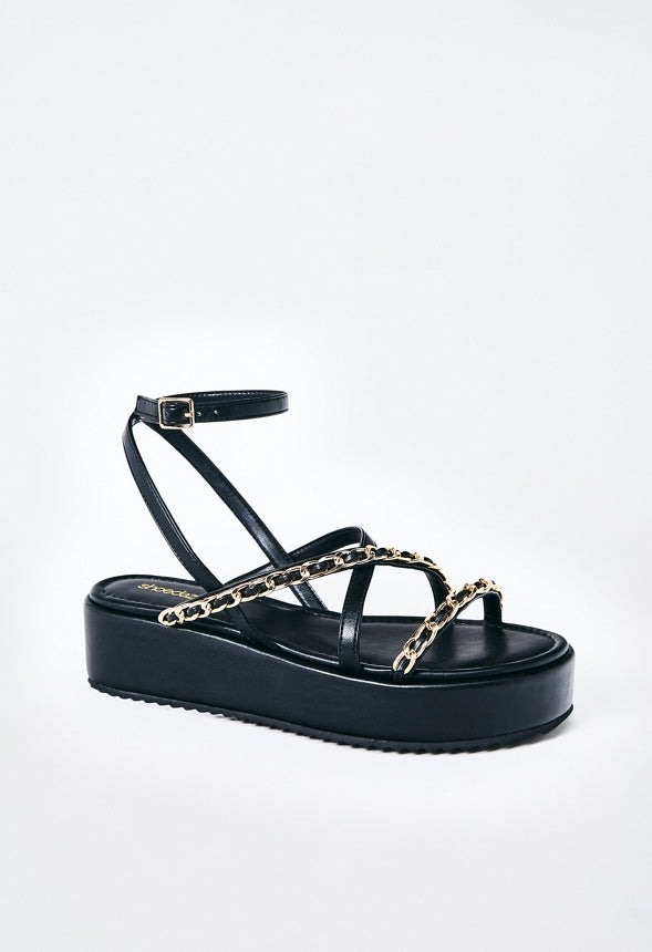 Kiara Platform Sandal Black