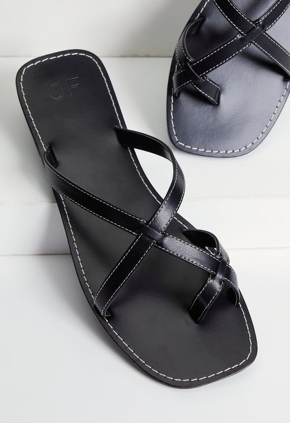 Chleo Flat Sandal Black