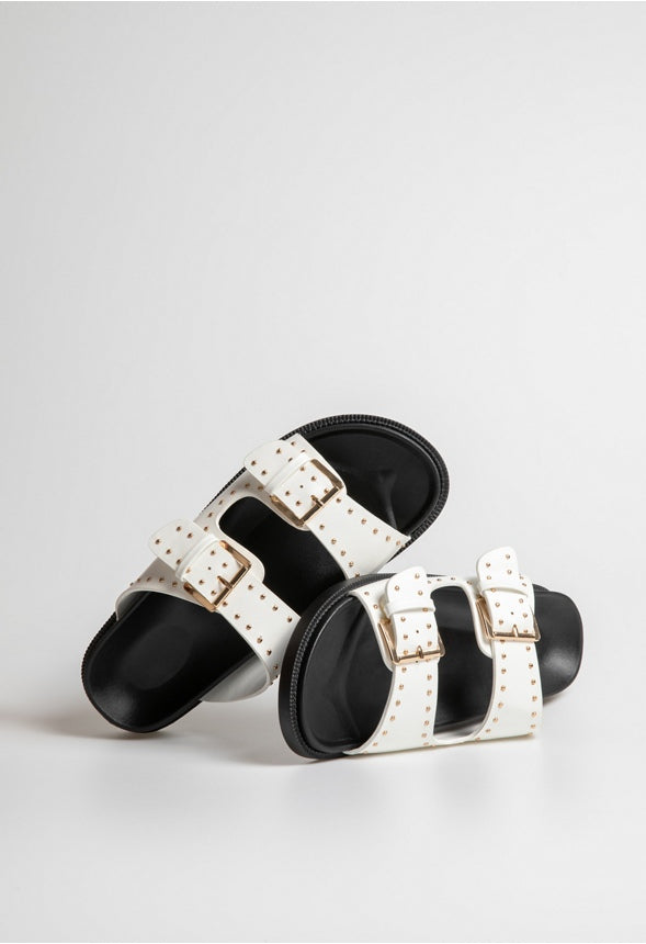 Antonia Flat Sandal White