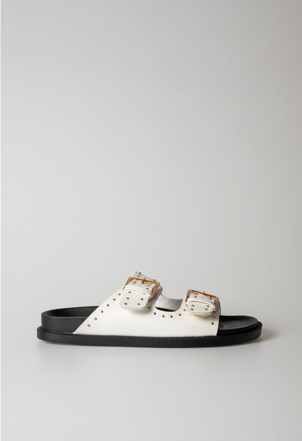 Antonia Flat Sandal White