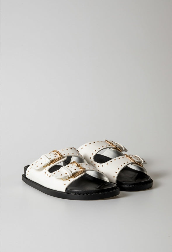 Antonia Flat Sandal White