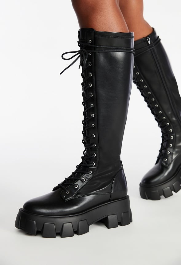 Vienna Flat Boot Black