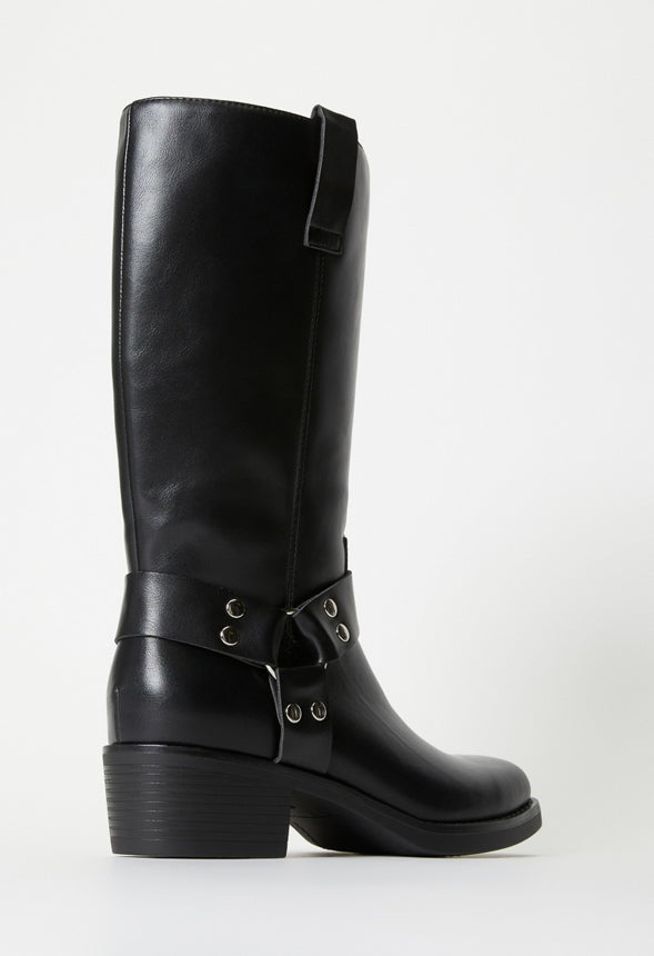 Braxton Flat Boot Black