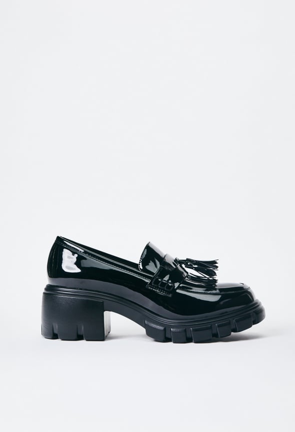 Sofia Heeled Loafer Black