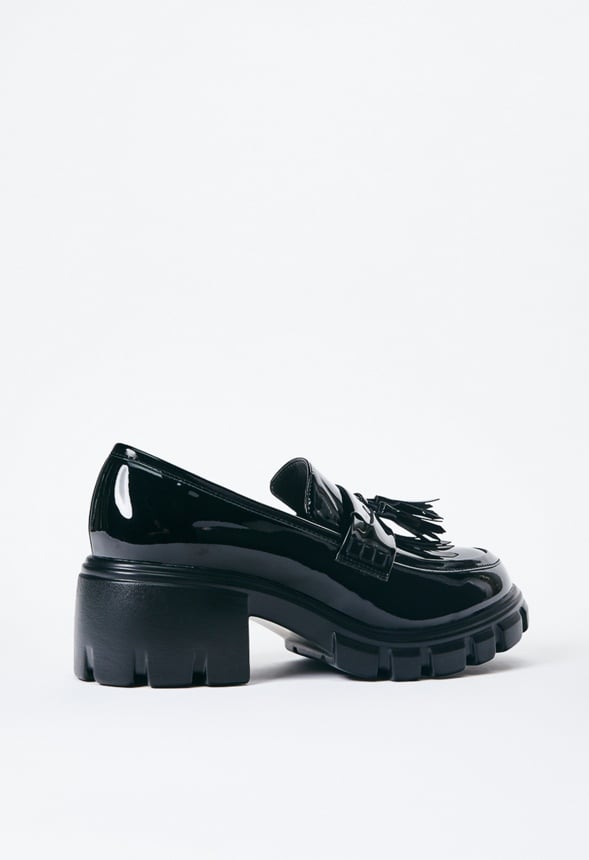 Sofia Heeled Loafer Black