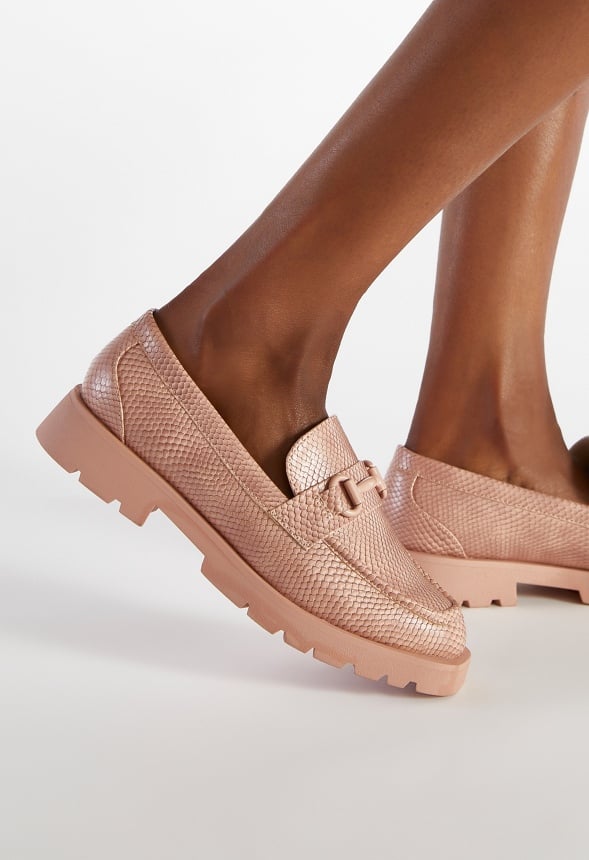 Frankie Flat Loafer Blush
