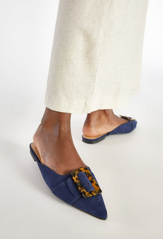 Noemi Slip-On Flat Nice Blue