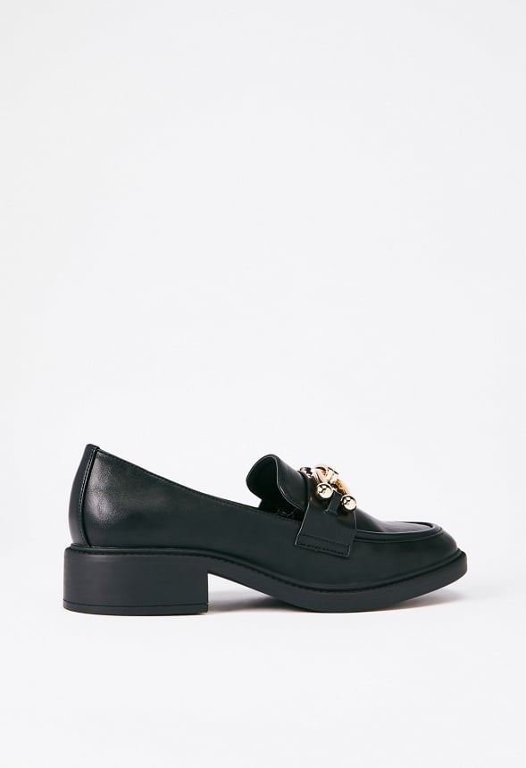 Camille Slip-On Loafer Black