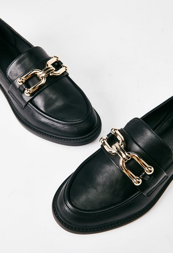 Camille Slip-On Loafer Black