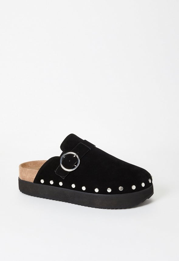Odetta Mule Slide Black