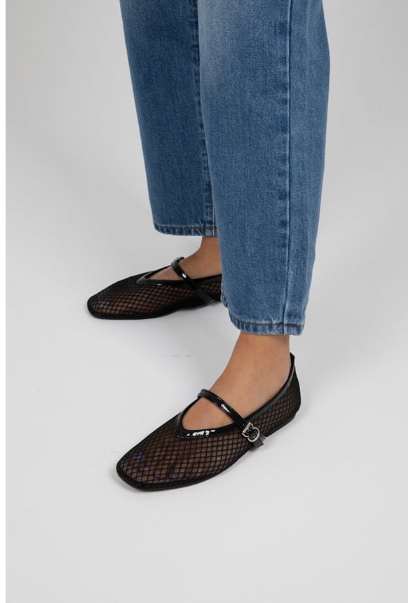 Arabella Ballet Flat Black