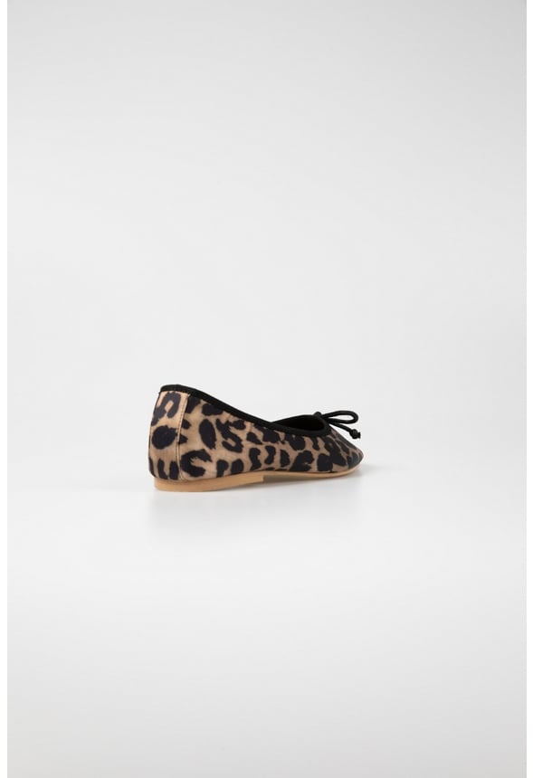 Harriet Ballet Flat Leopard Print