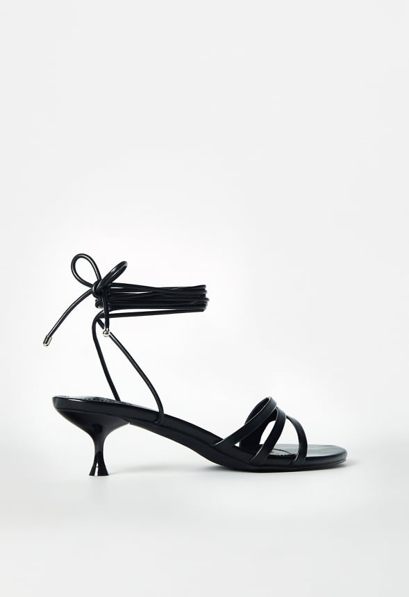 Jesamine Heeled Sandal Black