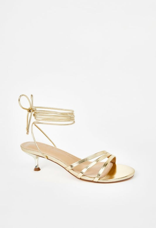 Jesamine Heeled Sandal Gold