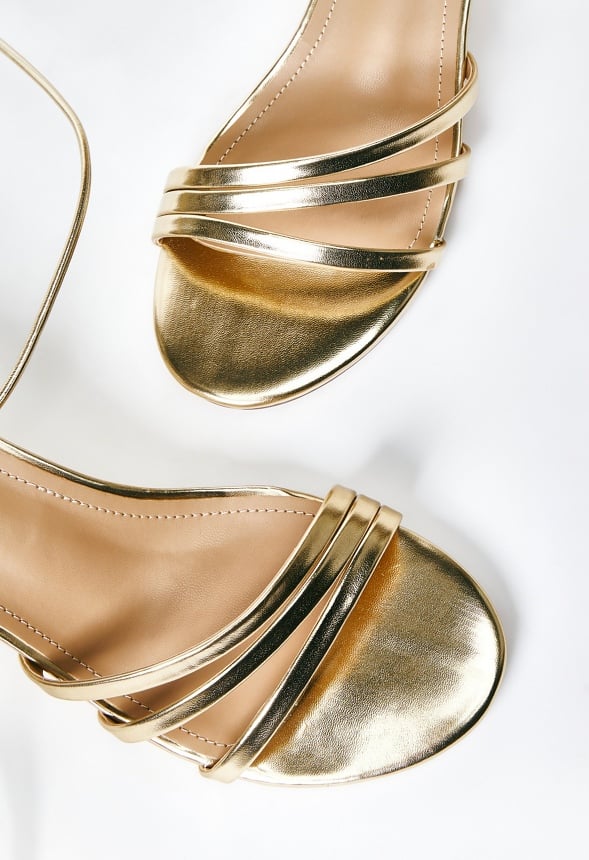 Jesamine Heeled Sandal Gold