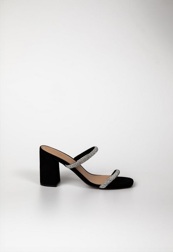 Katy Block Heeled Sandal Black