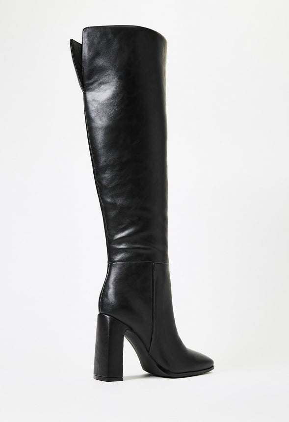 Monrow Over-The-Knee Boot Black