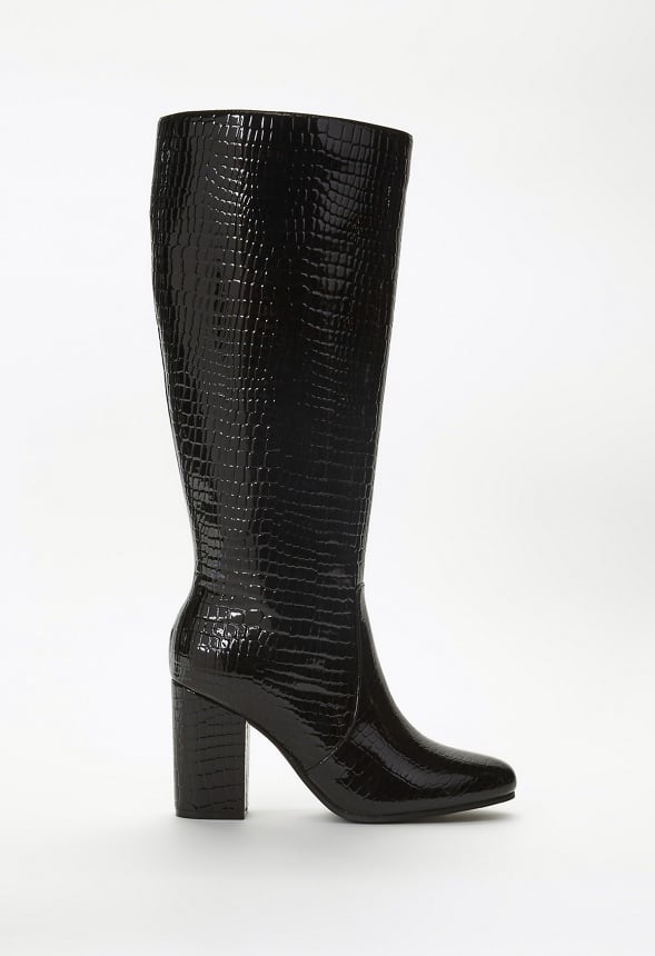 Blaire Heeled Boot Black