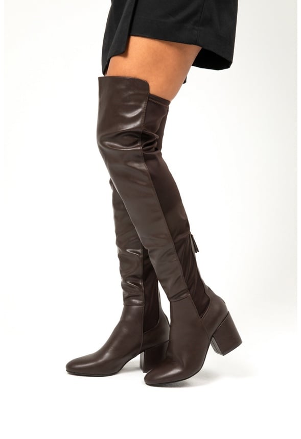 Chris Over-The-Knee Boot Brown