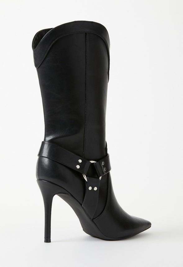 Lucinda Stiletto Boot Black
