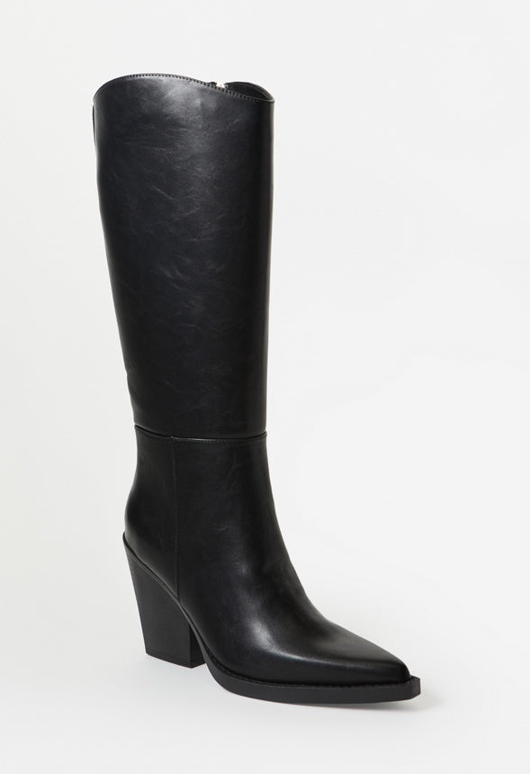 Meecah Heeled Boot Black
