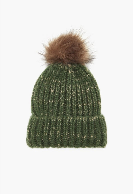Basic Pom Beanie Green