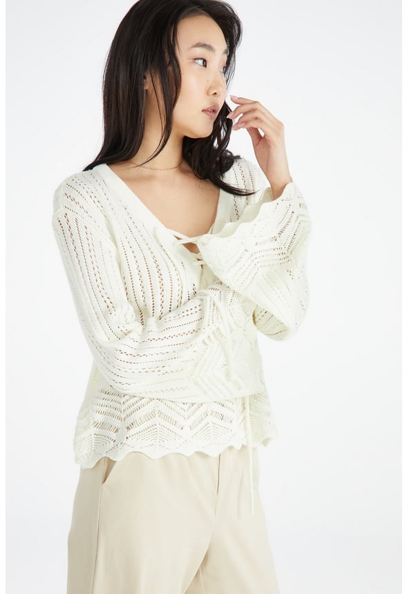 Crochet Top Marshmallow White