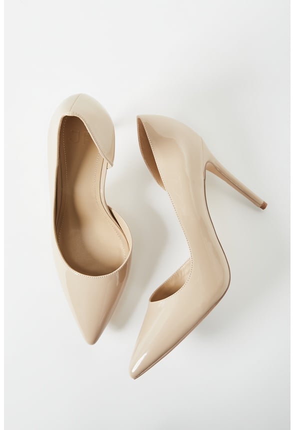 Annakay Pointed Toe Pump Beige