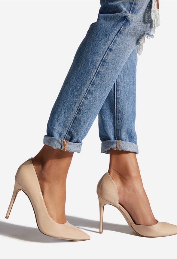 Annakay Pointed Toe Pump Beige