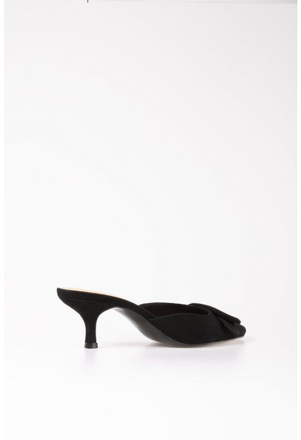 Orla Kitten Heel Mule Black