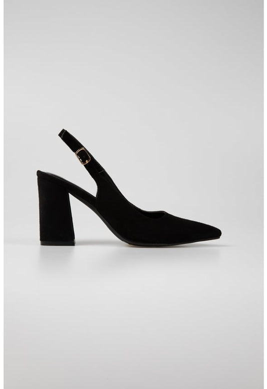 Mia Ankle Strap Pump Black