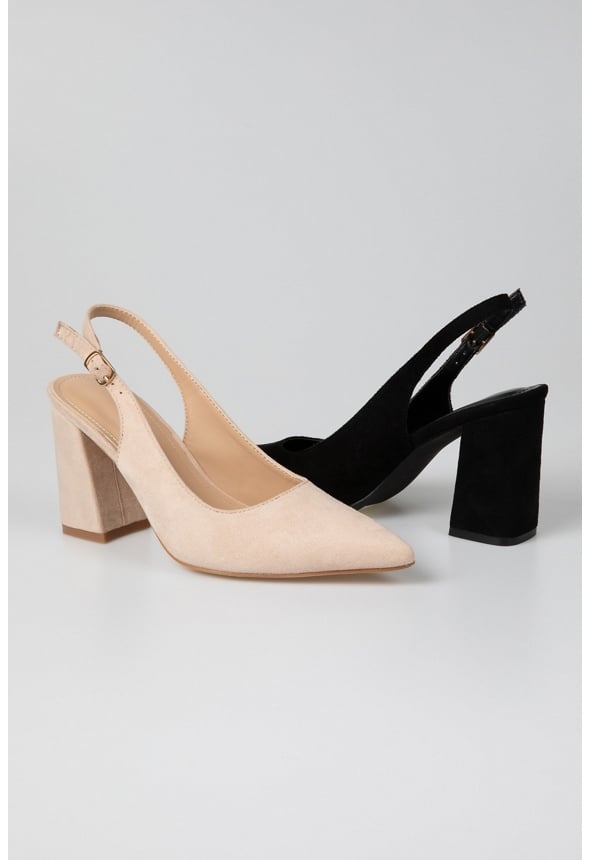 Mia Ankle Strap Pump  Blush