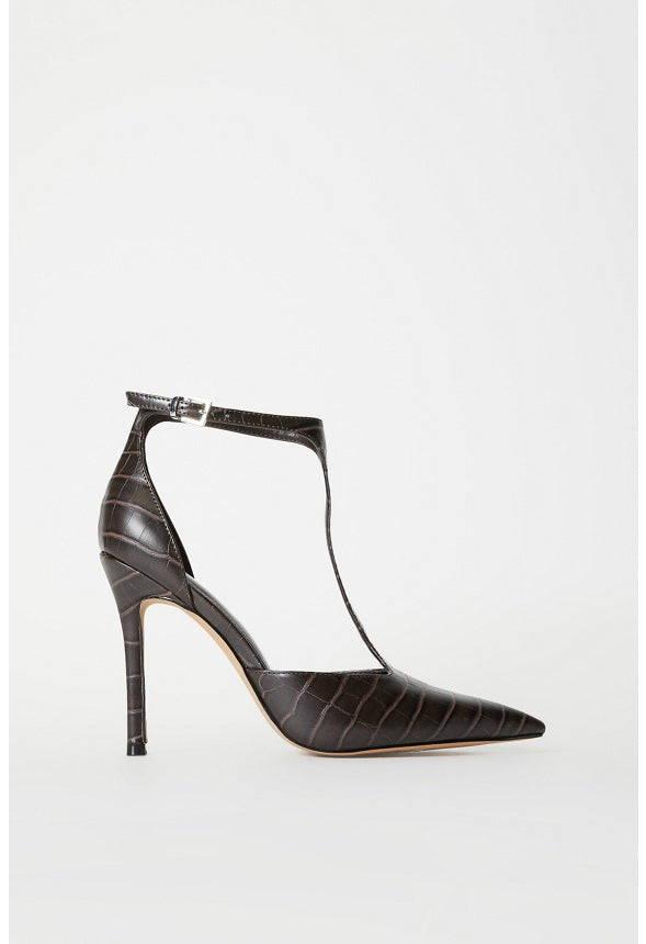 Vedeka Stiletto Pump Cacao Brown