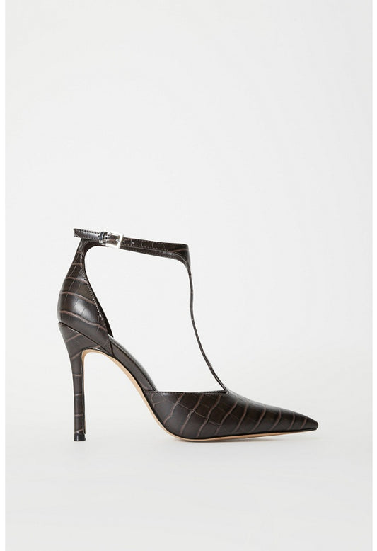 Vedeka Stiletto Pump Cacao Brown