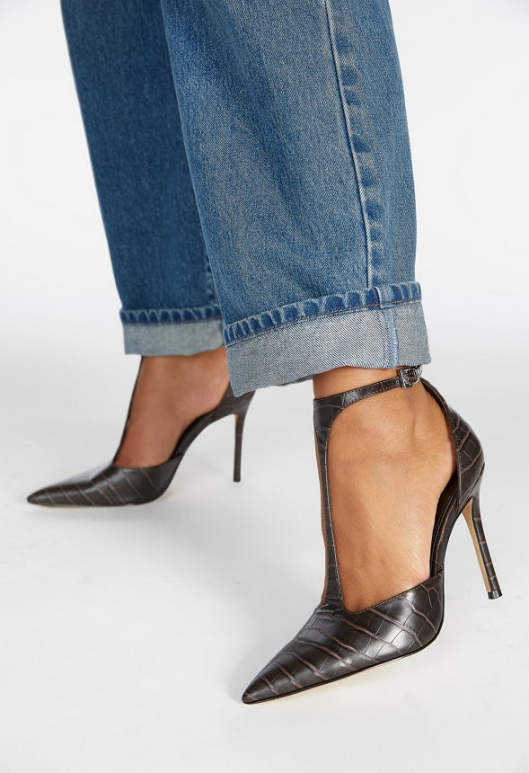 Vedeka Stiletto Pump Cacao Brown