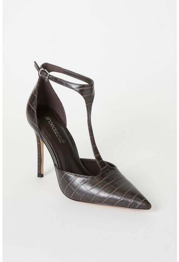 Vedeka Stiletto Pump Cacao Brown