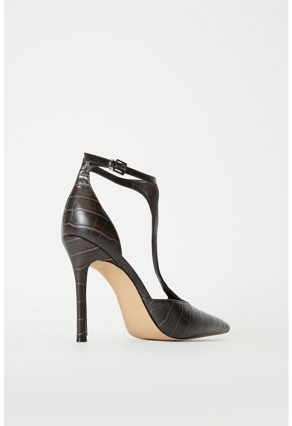 Vedeka Stiletto Pump Cacao Brown