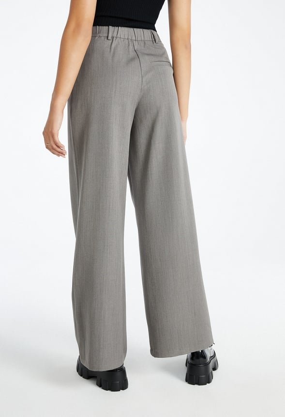 Wide Leg Suiting Trousers Vapor Blue